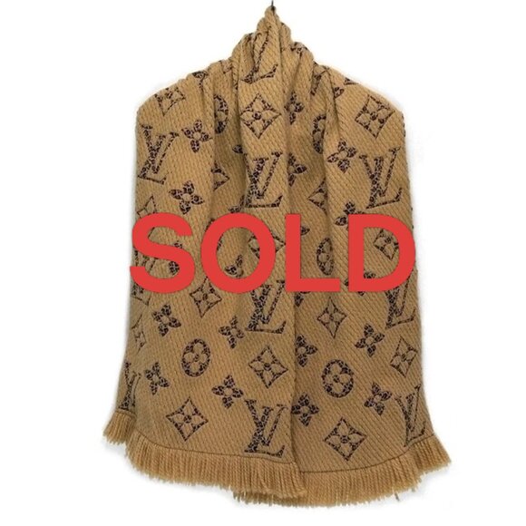 LOUIS VUITTON Echalp Giant Monogram Beige - Scarf 590-032925 - Picture 1 of 7